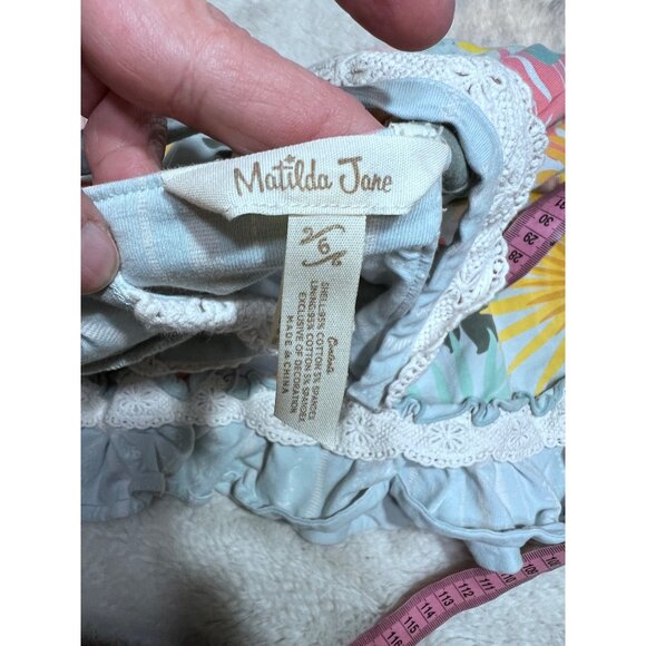 Matilda Jane Jungle Adventure tropical sundress girls kids size 6 - Picture 3 of 5